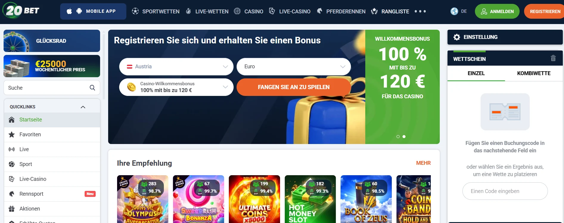 20bet casino